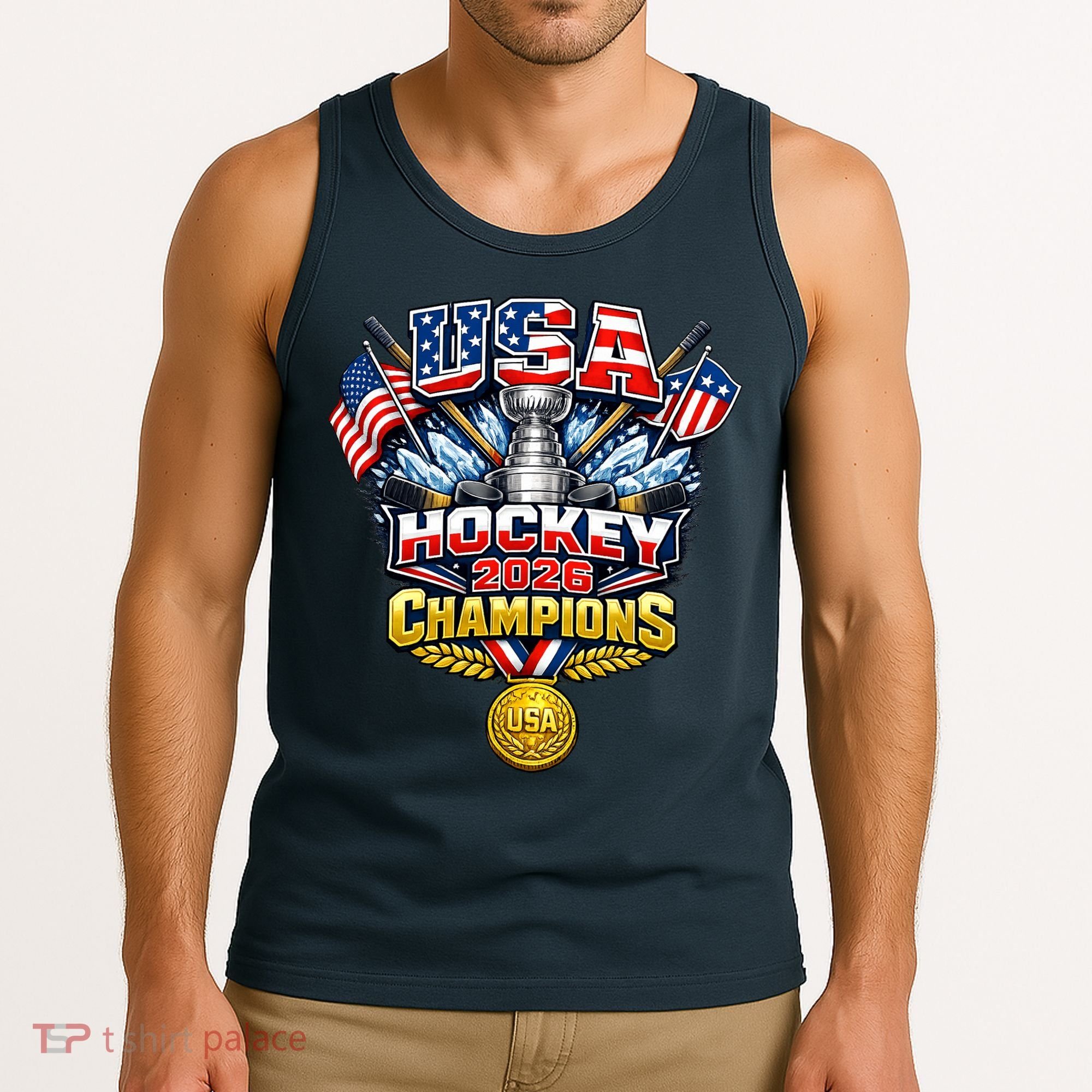 USA Hockey 2026 Champions Trophy Tank Top