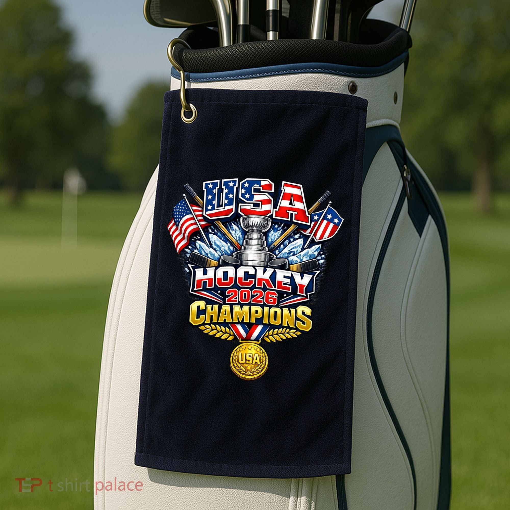USA Hockey 2026 Champions Trophy Golf Towel