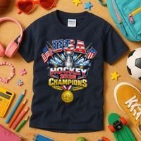 USA Hockey 2026 Champions Trophy Kids T-Shirt thumb 3