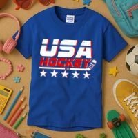 USA Hockey 2026 Champions Kids T-Shirt thumb 3