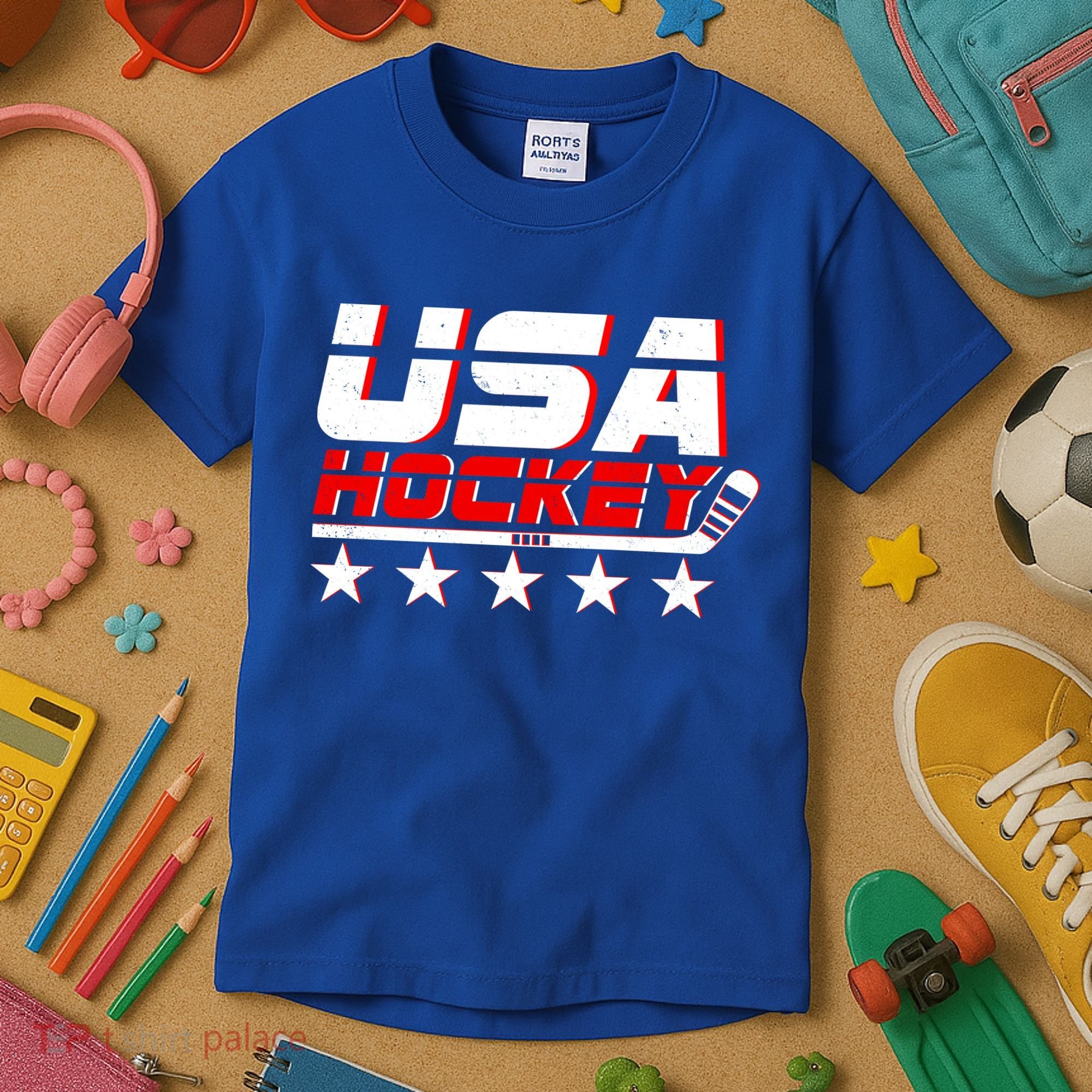USA Hockey 2026 Champions Kids T-Shirt