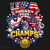 USA Hockey 2026 Champs Gold Medal Women's Hoodie thumb 2