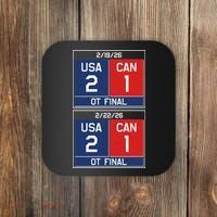 USA Hockey 2026 Champions USA Vs CAN  Coaster thumb 0