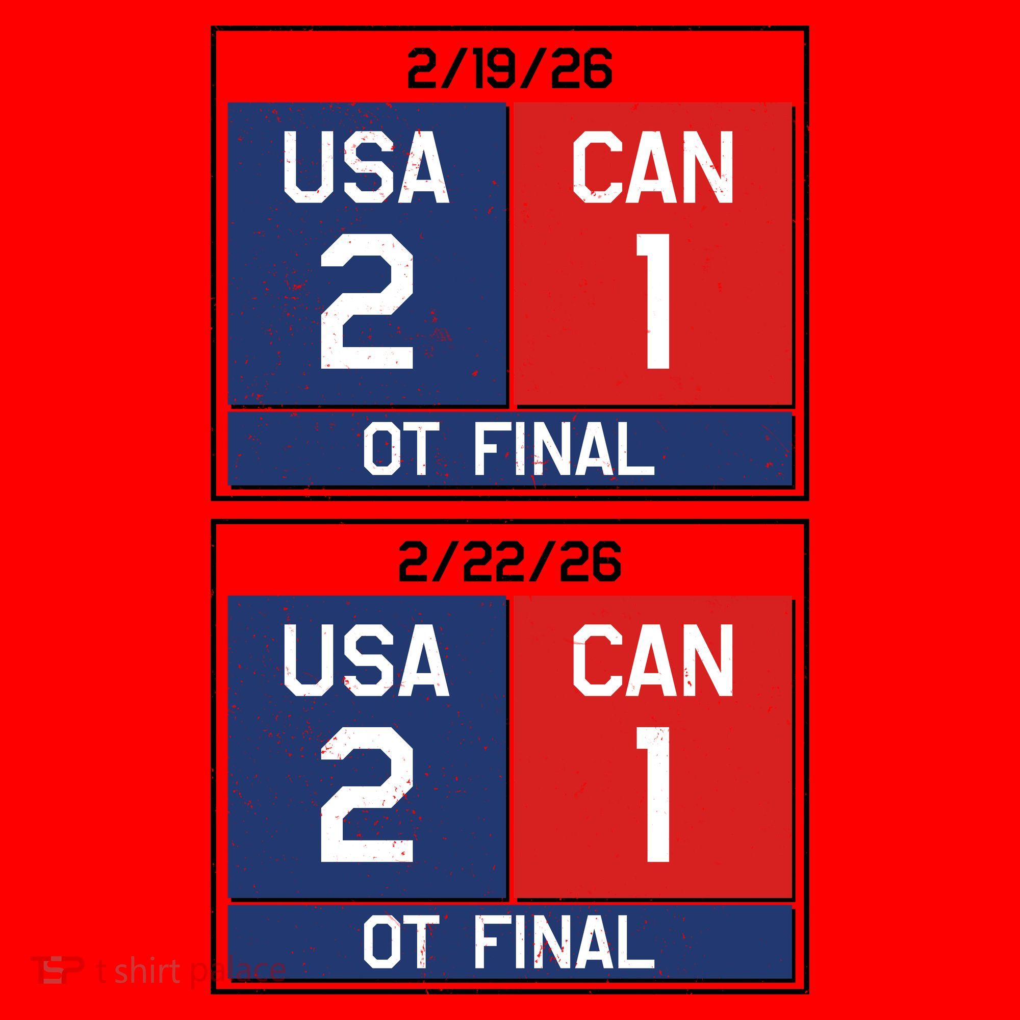 USA Hockey 2026 Champions USA Vs CAN  Santa Hat