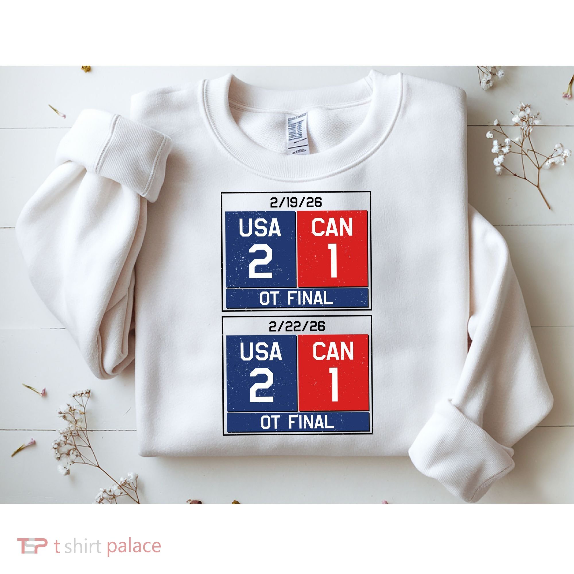 USA Hockey 2026 Champions USA Vs CAN  Sweatshirt