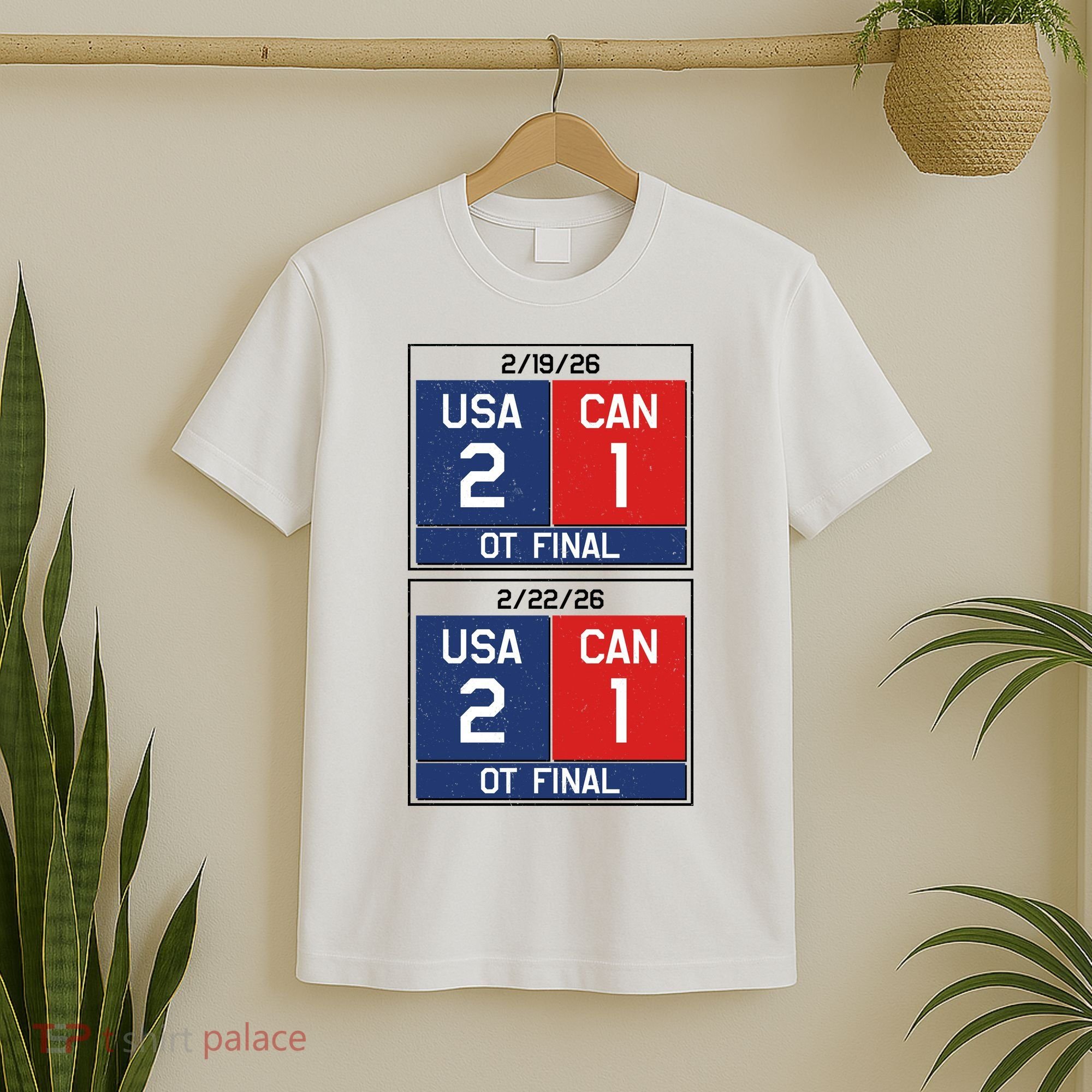 USA Hockey 2026 Champions USA Vs CAN  T-Shirt