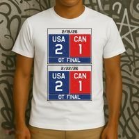 USA Hockey 2026 Champions USA Vs CAN  T-Shirt thumb 3