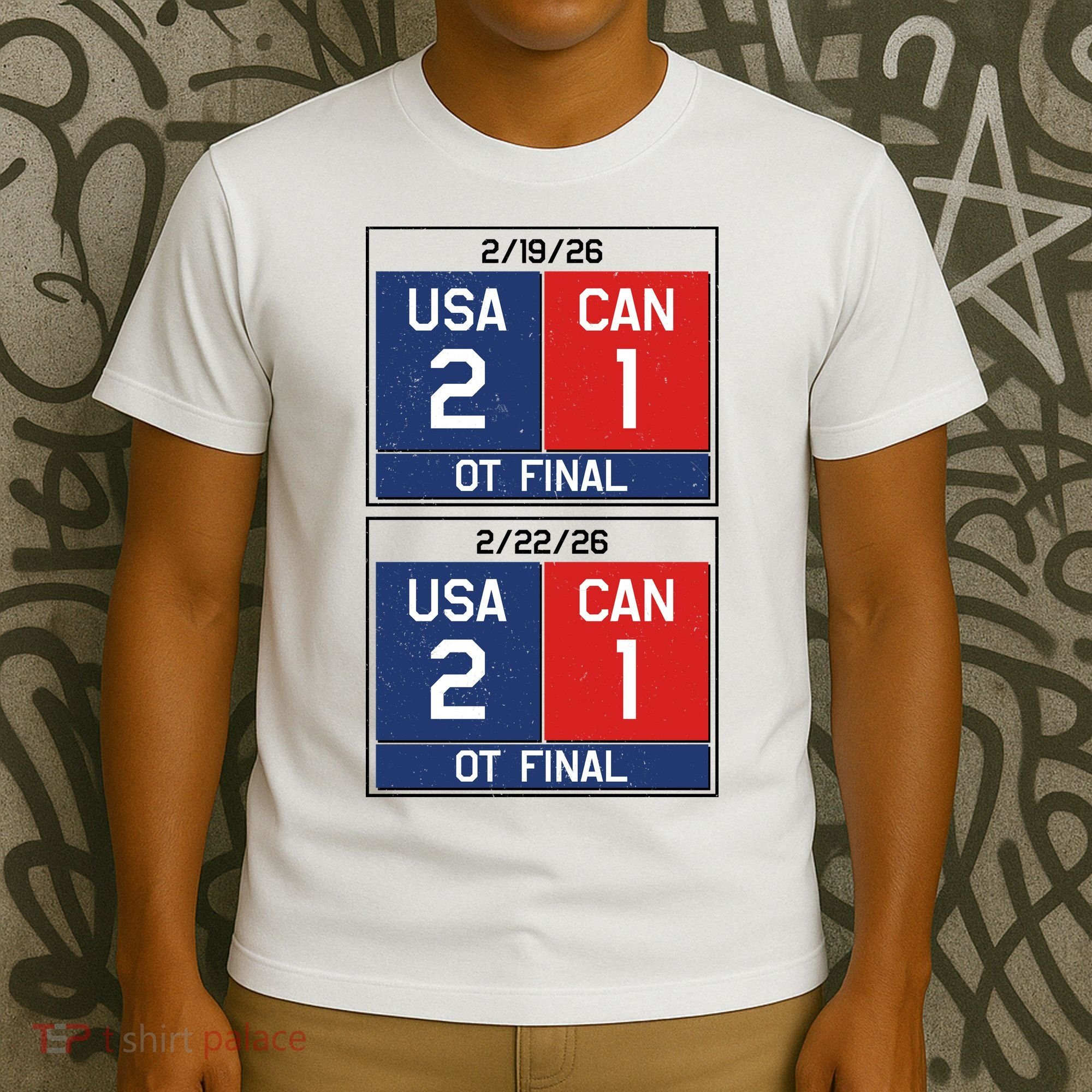 USA Hockey 2026 Champions USA Vs CAN  T-Shirt