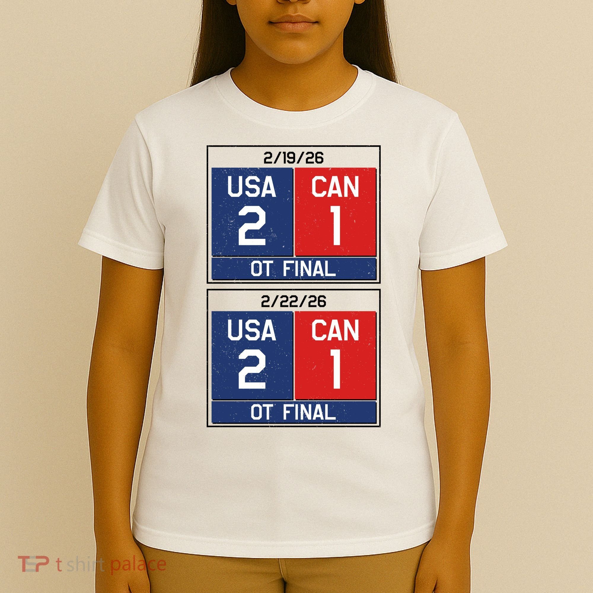 USA Hockey 2026 Champions USA Vs CAN  T-Shirt