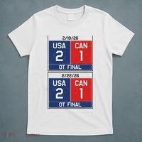 USA Hockey 2026 Champions USA Vs CAN  T-Shirt thumb 5