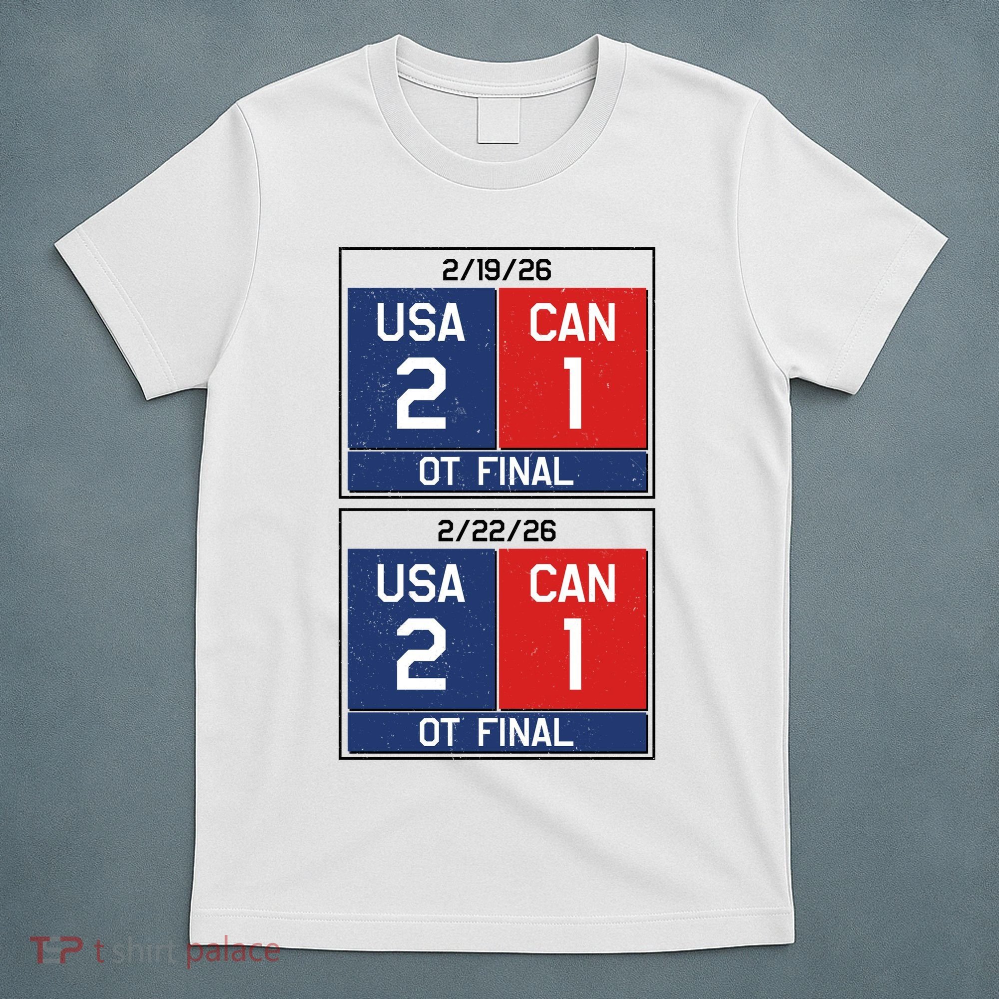 USA Hockey 2026 Champions USA Vs CAN  T-Shirt