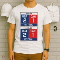 USA Hockey 2026 Champions USA Vs CAN  T-Shirt thumb 6