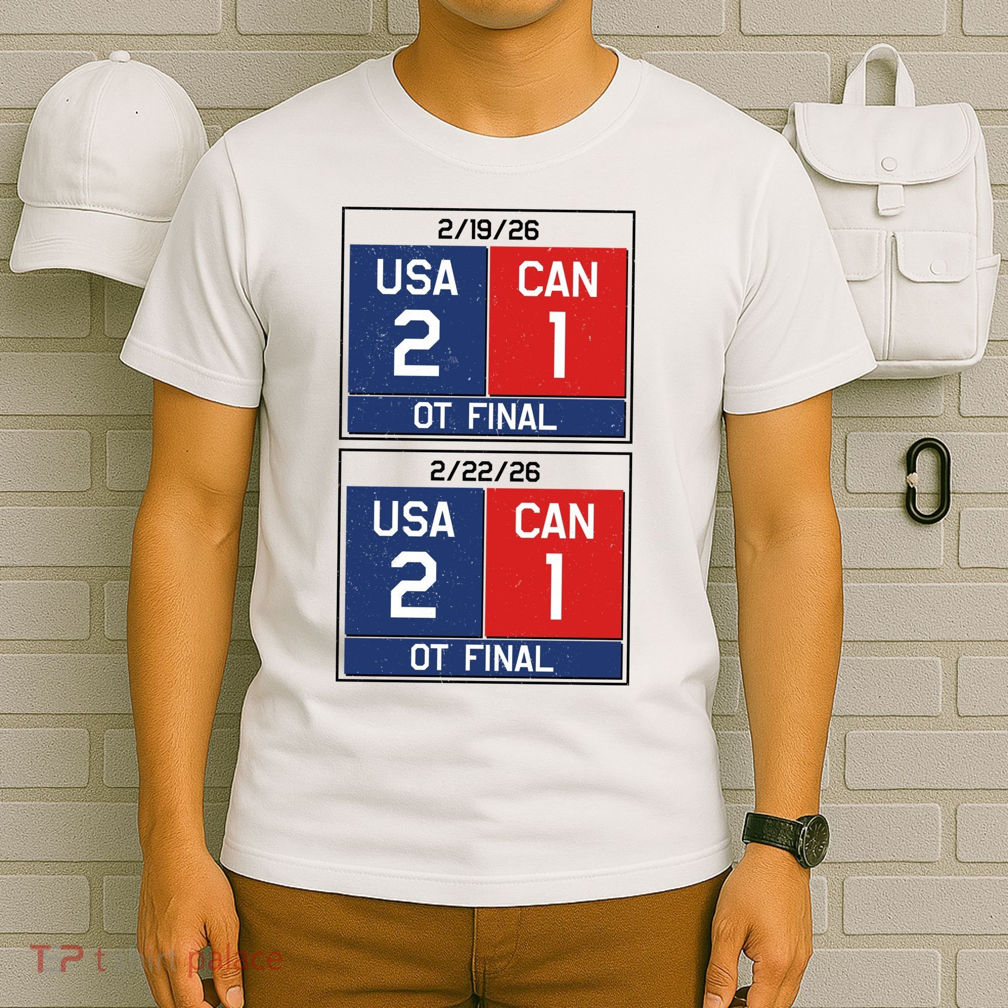 USA Hockey 2026 Champions USA Vs CAN  T-Shirt