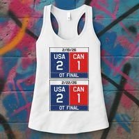 USA Hockey 2026 Champions USA Vs CAN  Women's Tank Top thumb 3