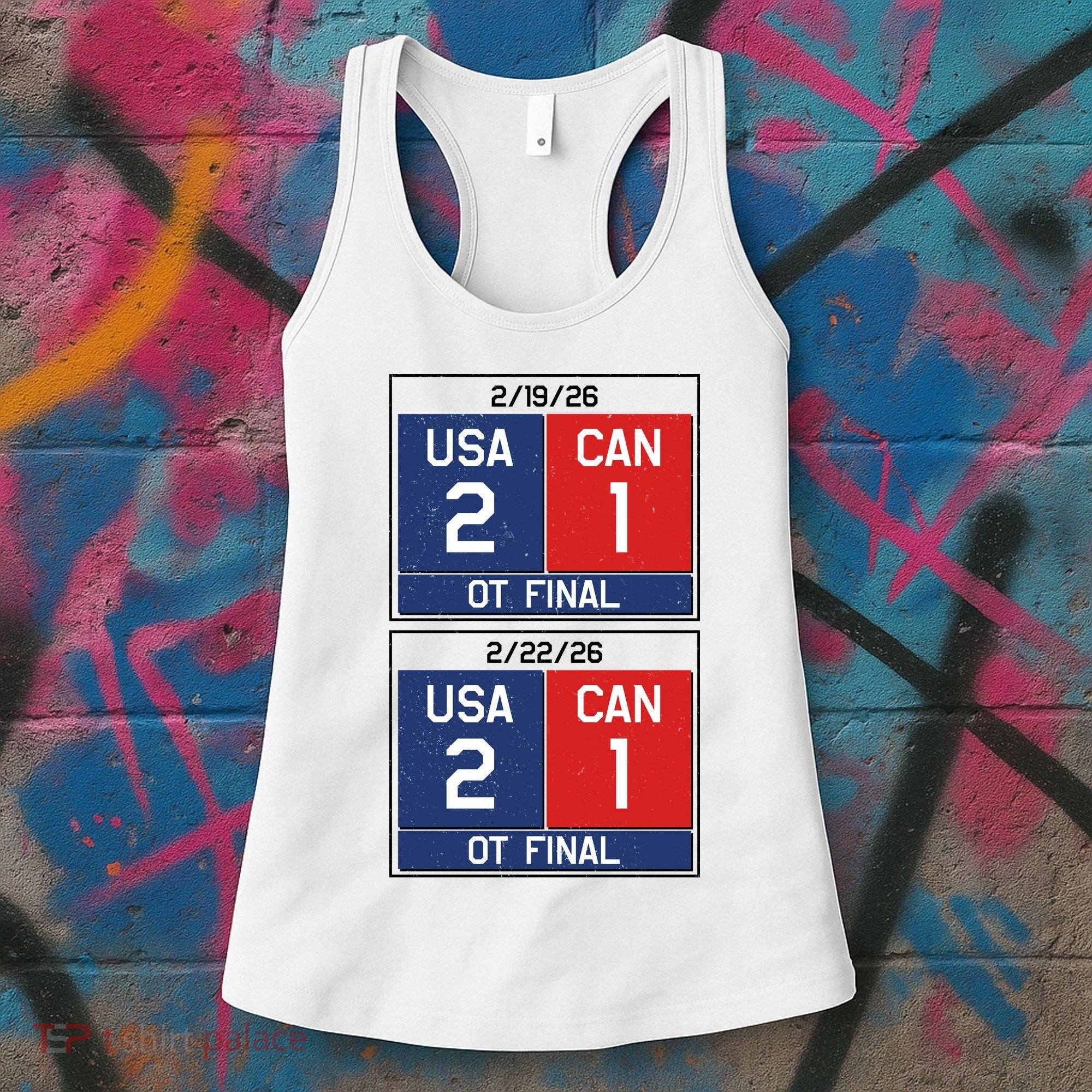 USA Hockey 2026 Champions USA Vs CAN  Women's Tank Top