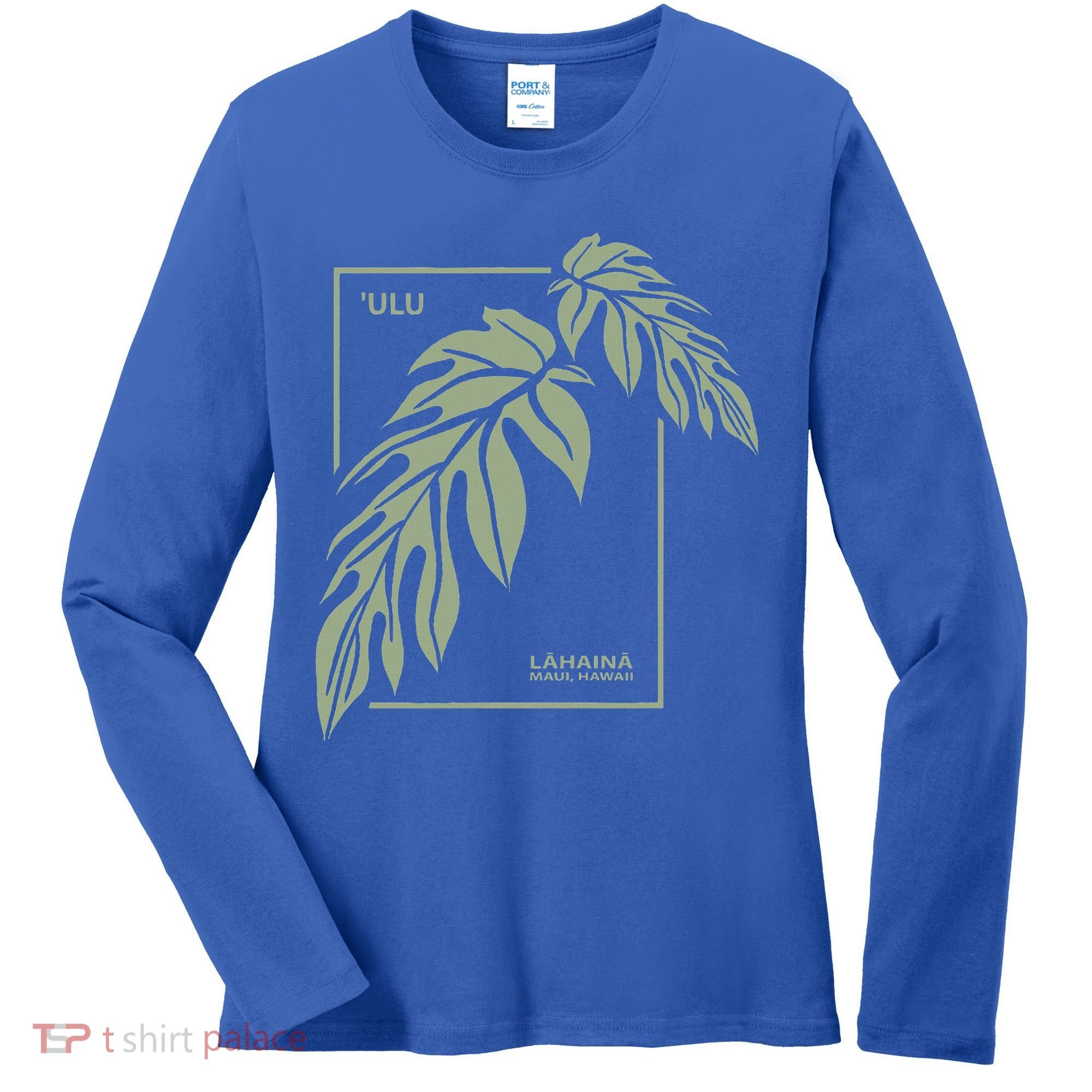 Ulu Hawaiian Breadfruit Women's Long Sleeve Shirt