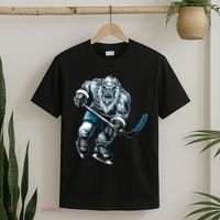 Utah Hockey Born To Play Hockey Gift T-Shirt thumb 2