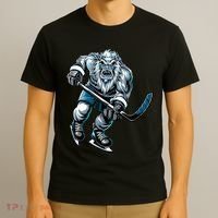 Utah Hockey Born To Play Hockey Gift T-Shirt thumb 3