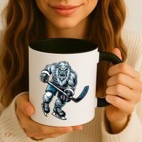 Utah Hockey Born To Play Hockey Gift Coffee Mug thumb 3