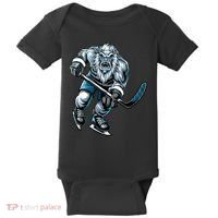 Utah Hockey Born To Play Hockey Gift Baby Bodysuit thumb 0