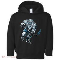 Utah Hockey Born To Play Hockey Gift Toddler Hoodie thumb 0