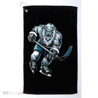 Utah Hockey Born To Play Hockey Gift Golf Towel thumb 0