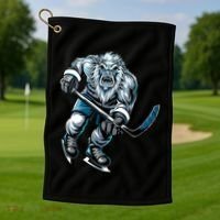 Utah Hockey Born To Play Hockey Gift Golf Towel thumb 1
