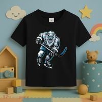 Utah Hockey Born To Play Hockey Gift Toddler T-Shirt thumb 3
