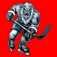 Utah Hockey Born To Play Hockey Gift Santa Hat thumb 1