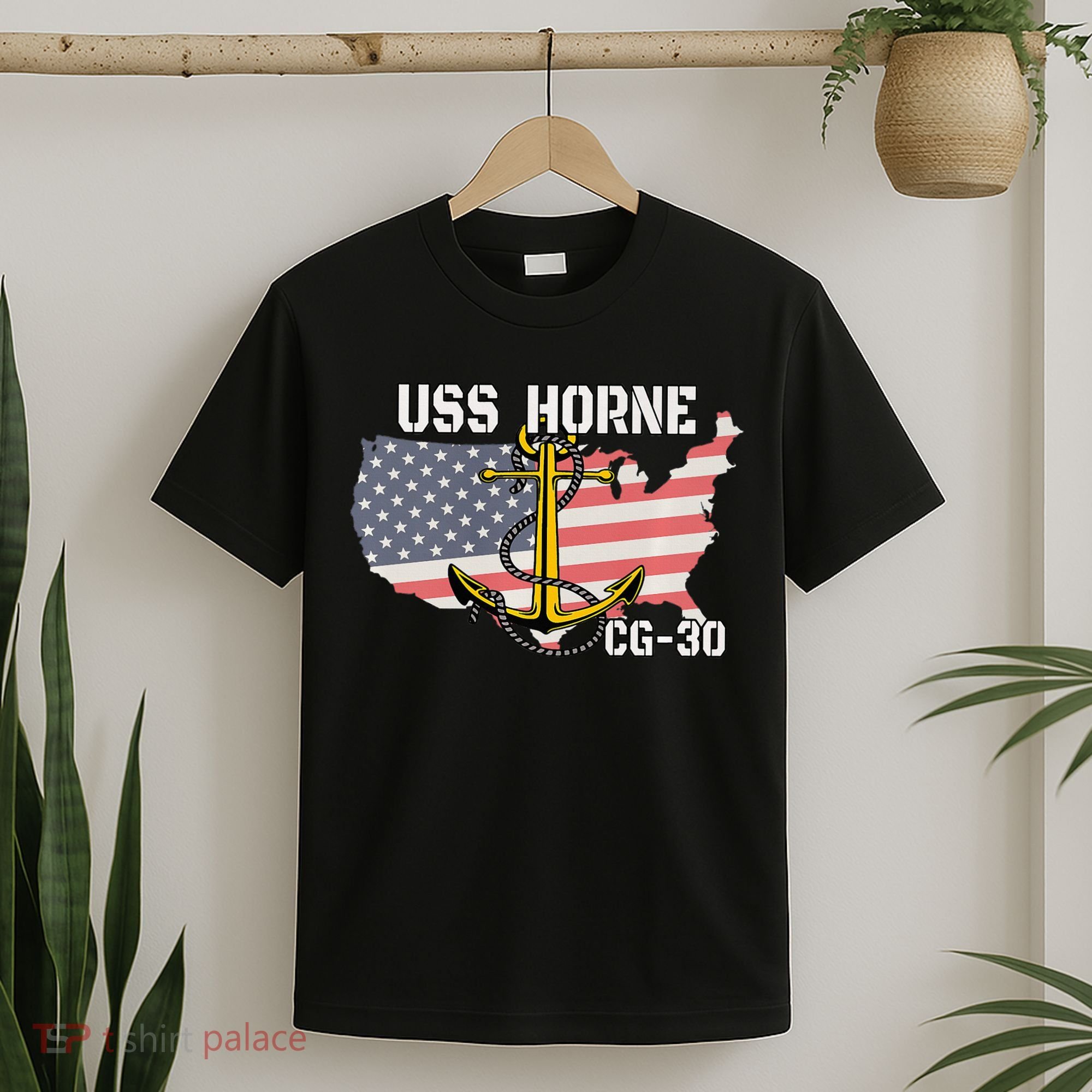 USS Horne CG30 Cruiser Veterans Day Son Father Grandpa Dad T-Shirt