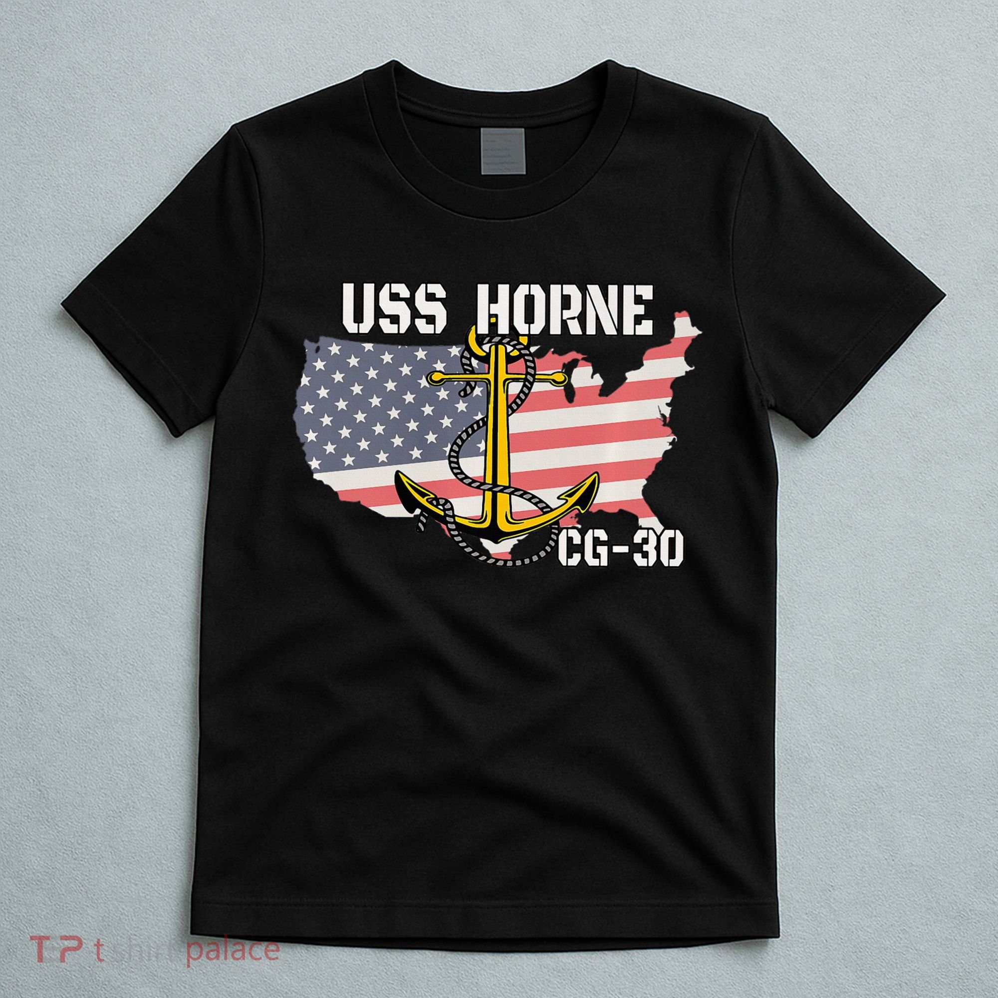 USS Horne CG30 Cruiser Veterans Day Son Father Grandpa Dad T-Shirt