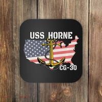 USS Horne CG30 Cruiser Veterans Day Son Father Grandpa Dad Coaster thumb 0