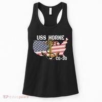 USS Horne CG30 Cruiser Veterans Day Son Father Grandpa Dad Women's Tank Top thumb 0