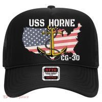 USS Horne CG30 Cruiser Veterans Day Son Father Grandpa Dad Hat thumb 0