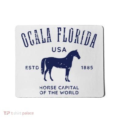 USA Horse Capital Distressed Equestrian Design Mousepad