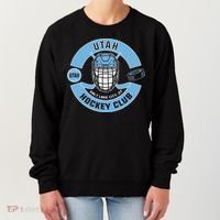 U.T.A.H H.O.C.K.E.Y Club Mask Black Women's Sweatshirt thumb 0