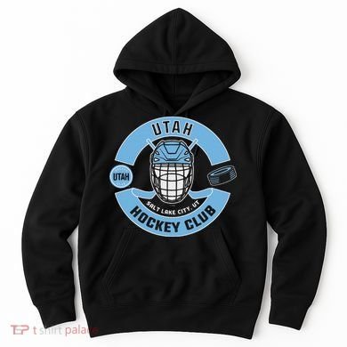 U.T.A.H H.O.C.K.E.Y Club Mask Black Hoodie