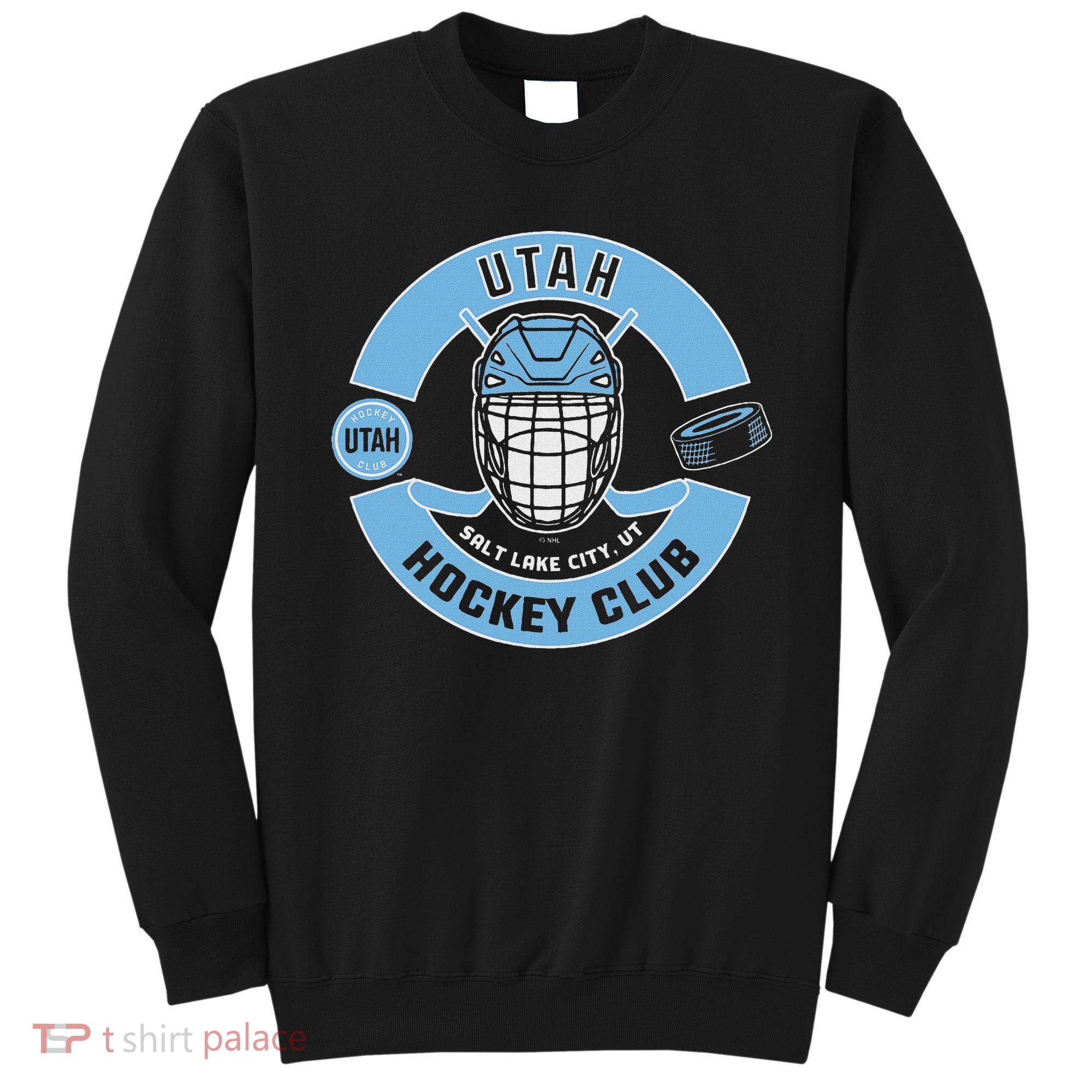 U.T.A.H H.O.C.K.E.Y Club Mask Black Sweatshirt