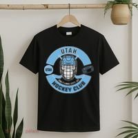 U.T.A.H H.O.C.K.E.Y Club Mask Black T-Shirt thumb 2
