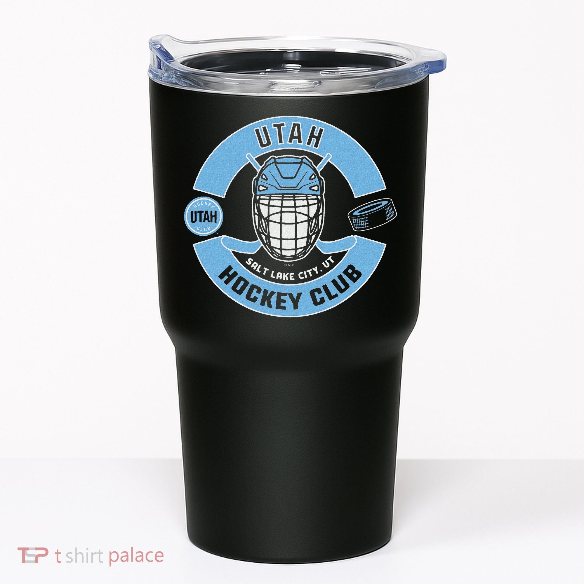 U.T.A.H H.O.C.K.E.Y Club Mask Black Tumbler