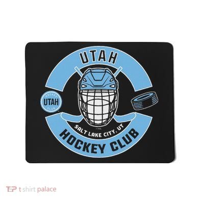 U.T.A.H H.O.C.K.E.Y Club Mask Black Mousepad