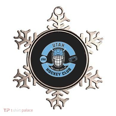 U.T.A.H H.O.C.K.E.Y Club Mask Black Ornament