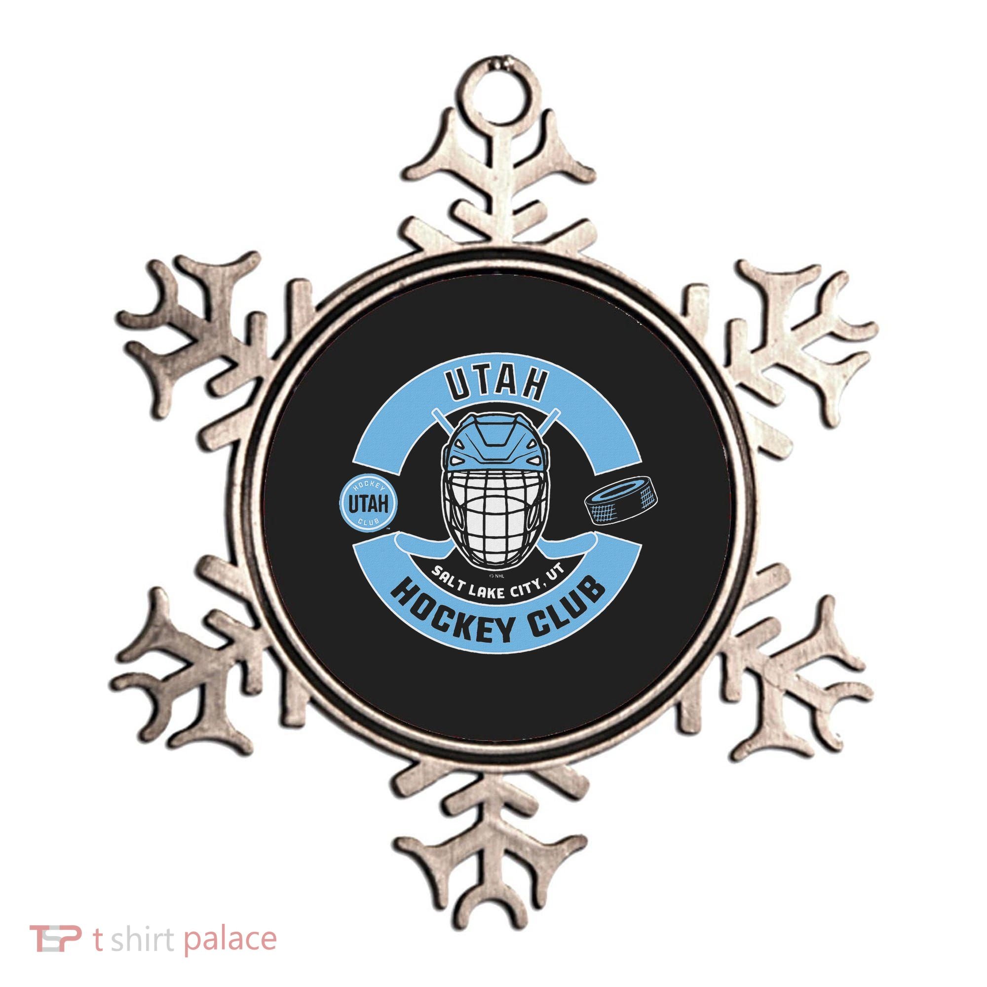 U.T.A.H H.O.C.K.E.Y Club Mask Black Ornament