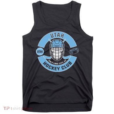 U.T.A.H H.O.C.K.E.Y Club Mask Black Tank Top