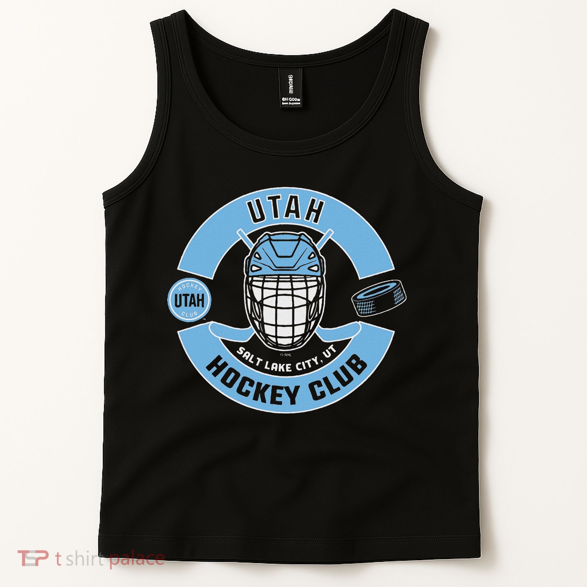 U.T.A.H H.O.C.K.E.Y Club Mask Black Tank Top