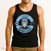 U.T.A.H H.O.C.K.E.Y Club Mask Black Tank Top thumb 3
