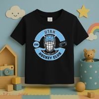 U.T.A.H H.O.C.K.E.Y Club Mask Black Toddler T-Shirt thumb 3