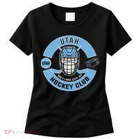 U.T.A.H H.O.C.K.E.Y Club Mask Black Women's T-Shirt thumb 0