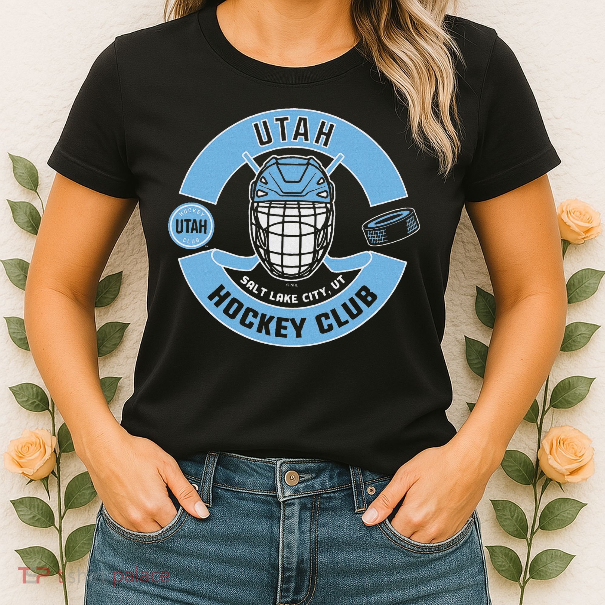 U.T.A.H H.O.C.K.E.Y Club Mask Black Women's T-Shirt