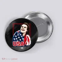 USA Hockey Champions Champs 2026 Button thumb 0